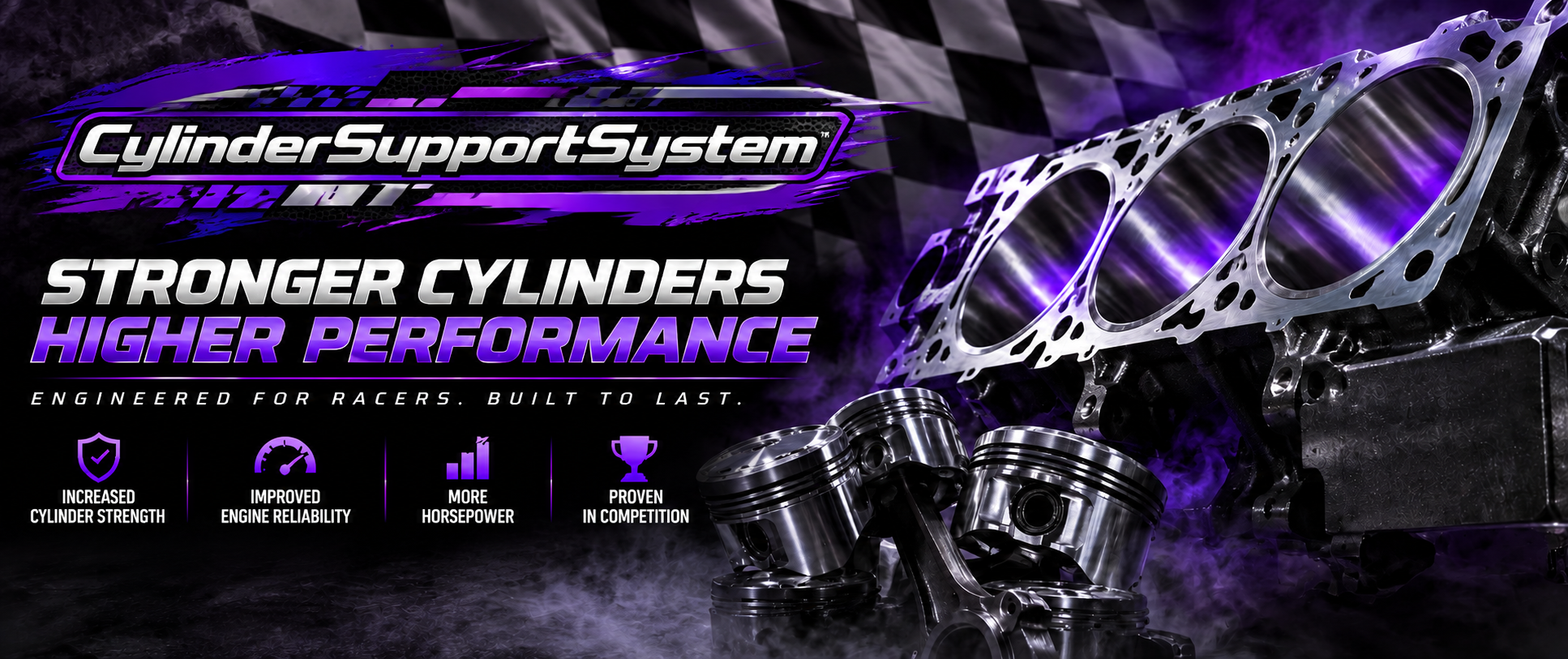 Cylinder Support System - Stronger Cylinders Higher Performance
